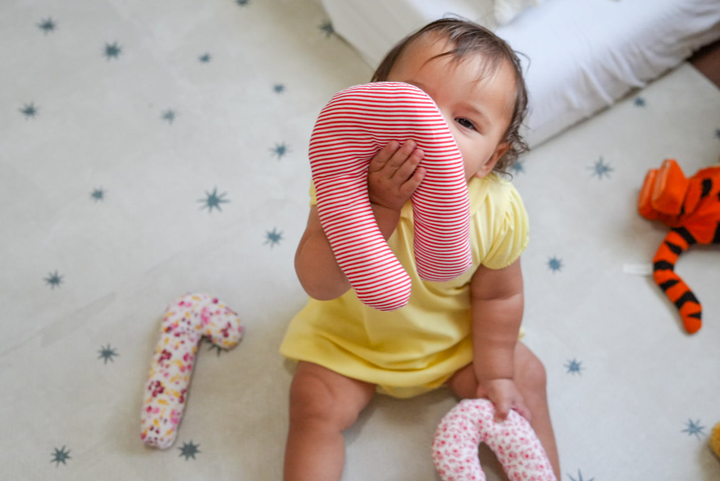 Stuffed Fabric Letters